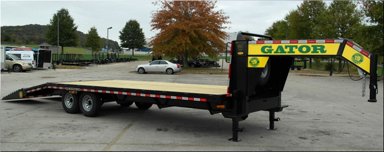 Gooseneck flat bed trailer for sale14k  Davie County, North Carolina